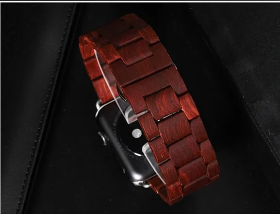 Wooden Strap Series Metal Butterfly Clasp Wristband