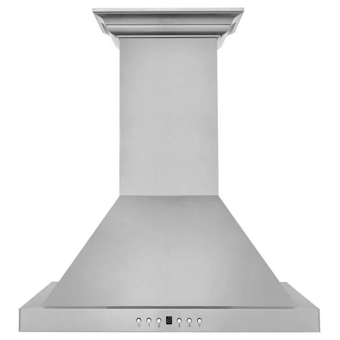 ZLINE 24 IN. Wall Mount Range Hood in Stainless Steel with Built-In CrownSound® Bluetooth Speakers (KBCRN-BT-24)