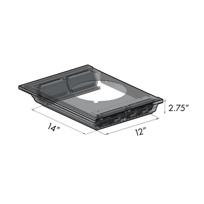 ZLINE 48 IN. Professional Wall Mount Range Hood in Stainless Steel with Built-In CrownSound® BlueTooth Speakers (667CRN-BT-48)