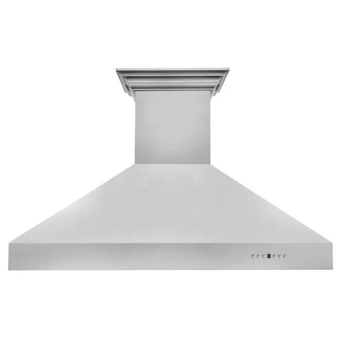 ZLINE 48 IN. Professional Wall Mount Range Hood in Stainless Steel with Built-In CrownSound® BlueTooth Speakers (667CRN-BT-48)
