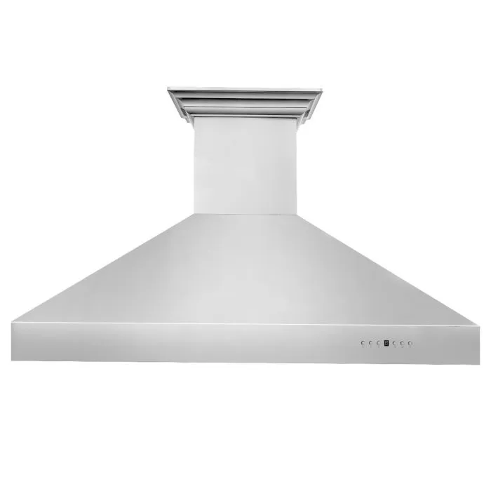 ZLINE 48 IN. Professional Wall Mount Range Hood in Stainless Steel with Built-In CrownSound® BlueTooth Speakers (697CRN-BT-48)